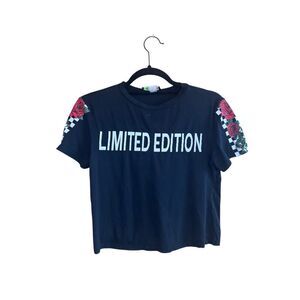 Posh posh Black Rose Print Shirt
